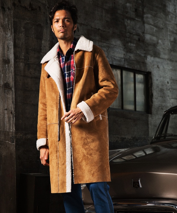 B 3フェイクムートンコート メンズファッション通販 Men S Bigi Online Store メンズビギ オンラインストア