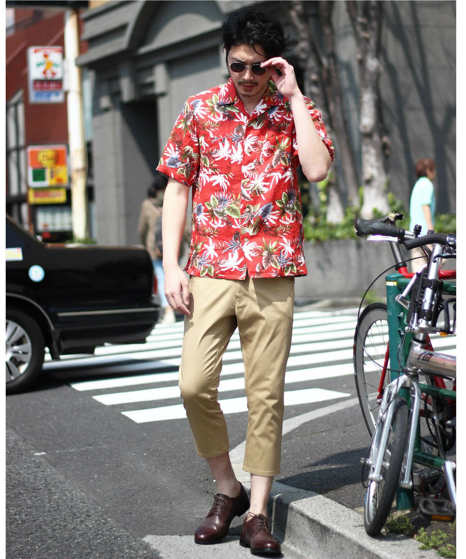 C Lトロピカルプリントオープンカラーシャツ メンズファッション通販 Men S Bigi Online Store メンズビギ オンラインストア