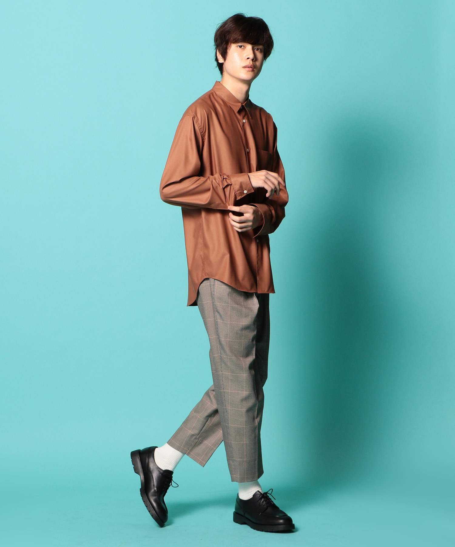 Aラインマイクロスパンポリエステルシャツ Japan Fabric メンズファッション通販 Men S Bigi Online Store メンズビギ オンラインストア