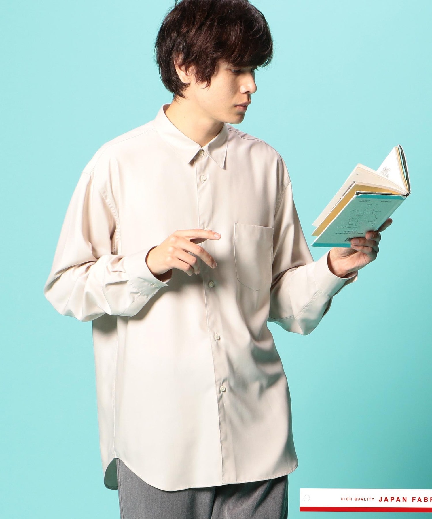 Aラインマイクロスパンポリエステルシャツ Japan Fabric メンズファッション通販 Men S Bigi Online Store メンズビギ オンラインストア