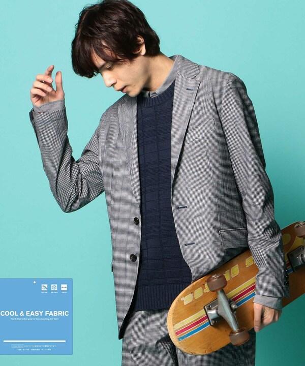 千鳥柄トリコットメッシュテーラードジャケット セットアップ可能 メンズファッション通販 Men S Bigi Online Store メンズビギ オンラインストア 千鳥柄トリコットメッシュテーラードジャケット セットアップ可能 メンズファッション通販 Men S Bigi Online Store メンズビギ オンラインストア