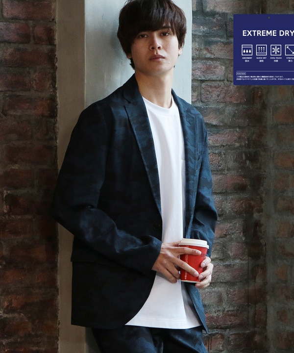 Extreme Dry エクストリームドライ テーラードジャケット セットアップ可能 メンズファッション通販 Men S Bigi Online Store メンズビギ オンラインストア