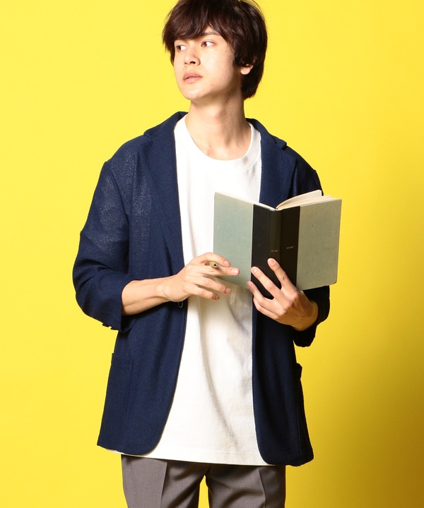 カットソーミジンボーダー7分袖ジャケット メンズファッション通販 Men S Bigi Online Store メンズビギ オンラインストア