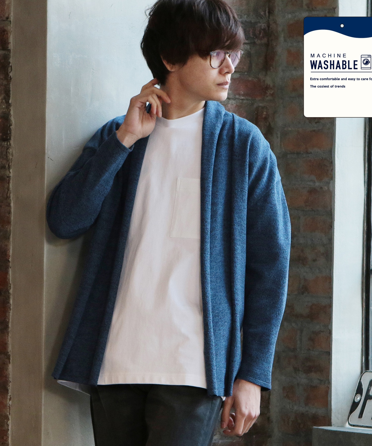 定番 ボタンレスショールカーディガン Machine Washable メンズファッション通販 Men S Bigi Online Store メンズビギ オンラインストア