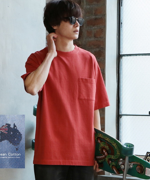 Ocean Cotton クルーネックポケットtシャツ メンズファッション通販 Men S Bigi Online Store メンズビギ オンラインストア