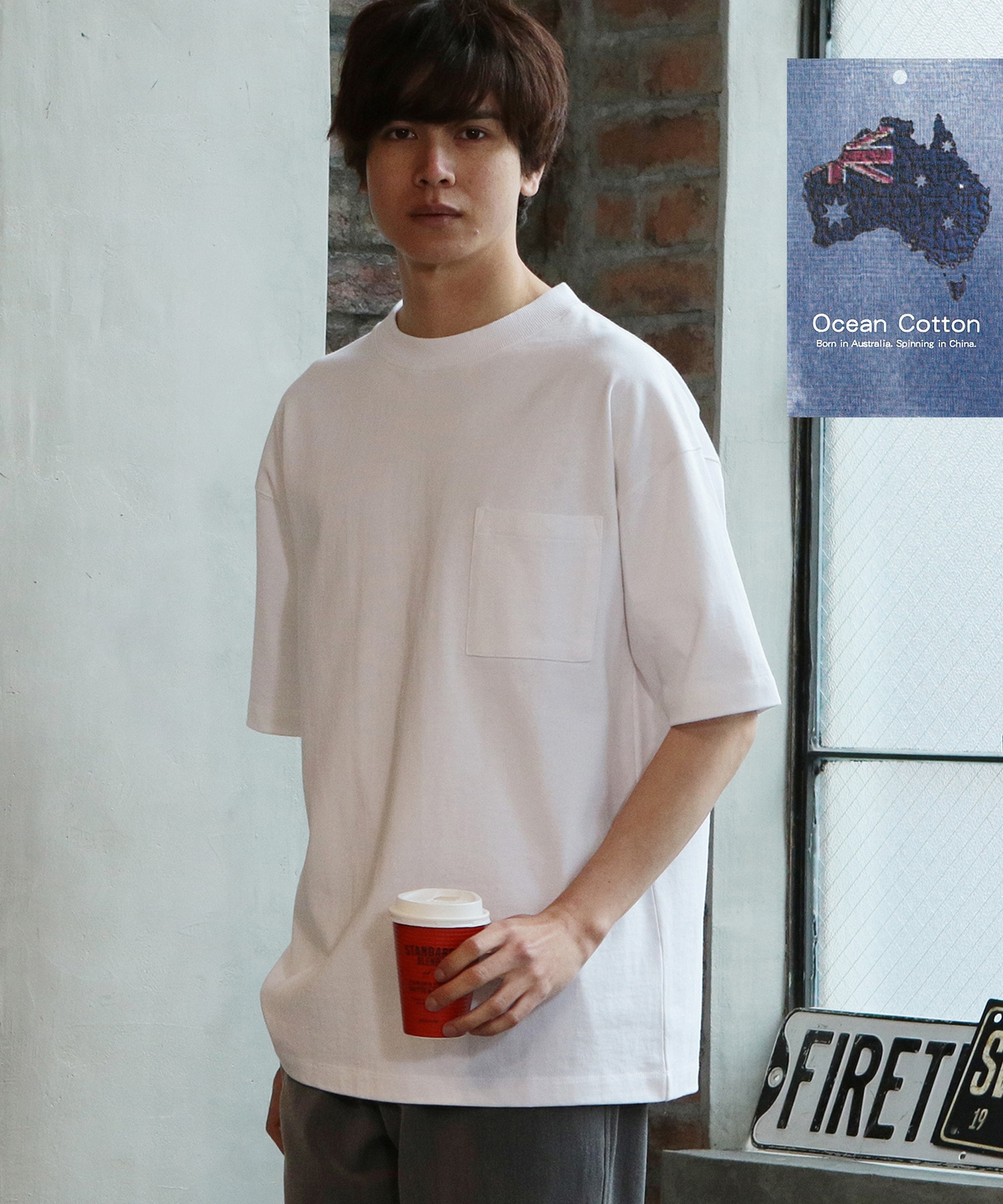 限定価格 10 18 9 59まで Ocean Cotton クルーネックポケットtシャツ メンズファッション通販 Men S Bigi Online Store メンズビギ オンラインストア