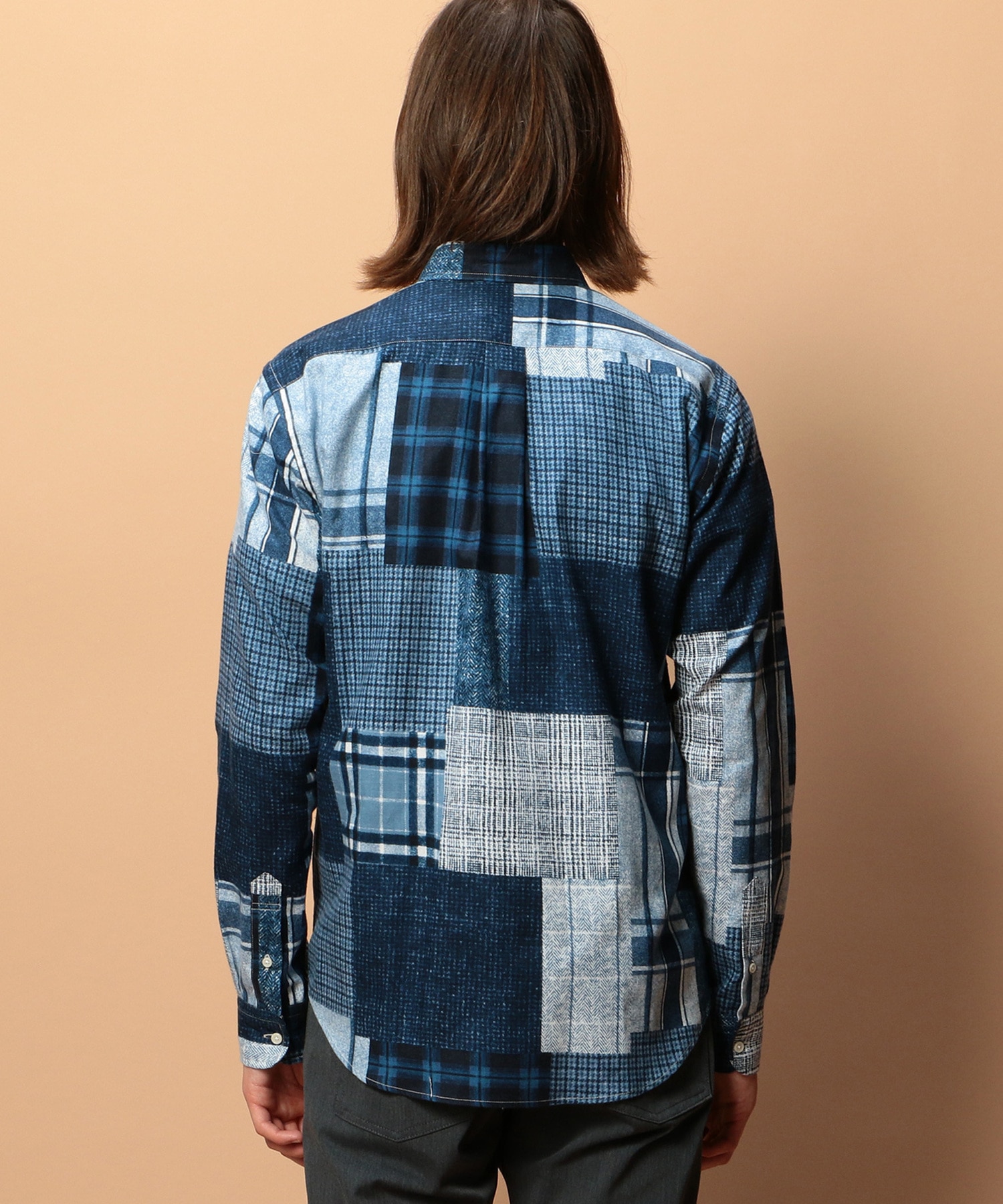 パッチワーク風プリントシャツ Japan Fabric メンズファッション通販 Men S Bigi Online Store メンズビギ オンラインストア
