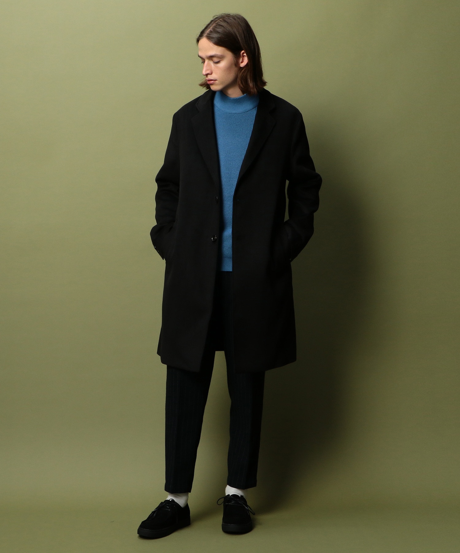 スムースビーバー２bチェスターフィールドコート メンズファッション通販 Men S Bigi Online Store メンズビギ オンラインストア