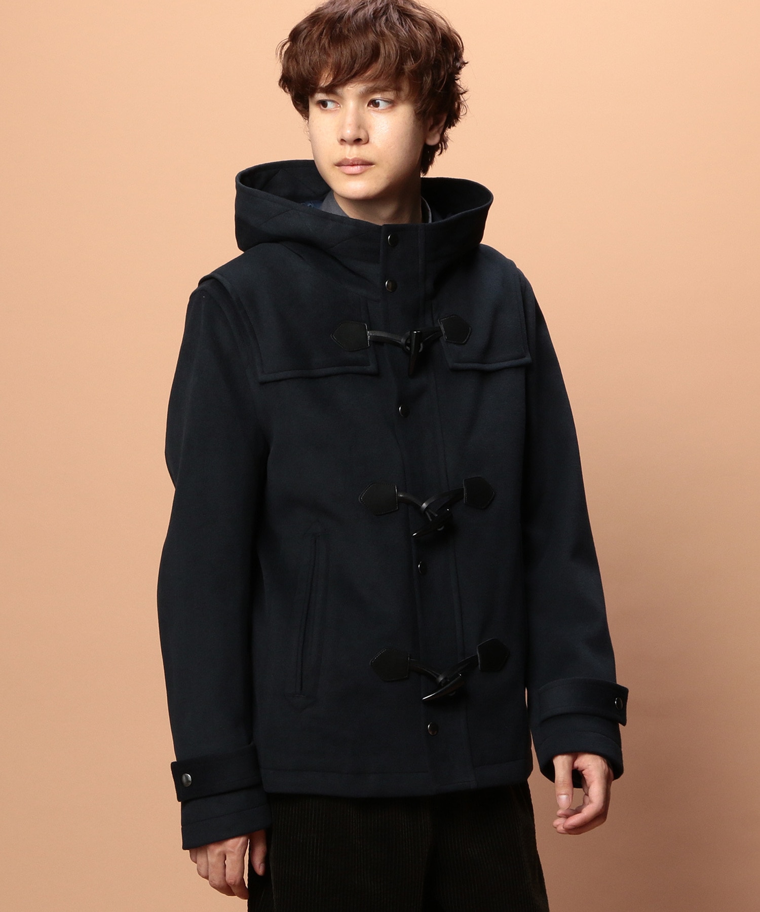 スムースビーバー生地ショートダッフルコート メンズファッション通販 Men S Bigi Online Store メンズビギ オンラインストア