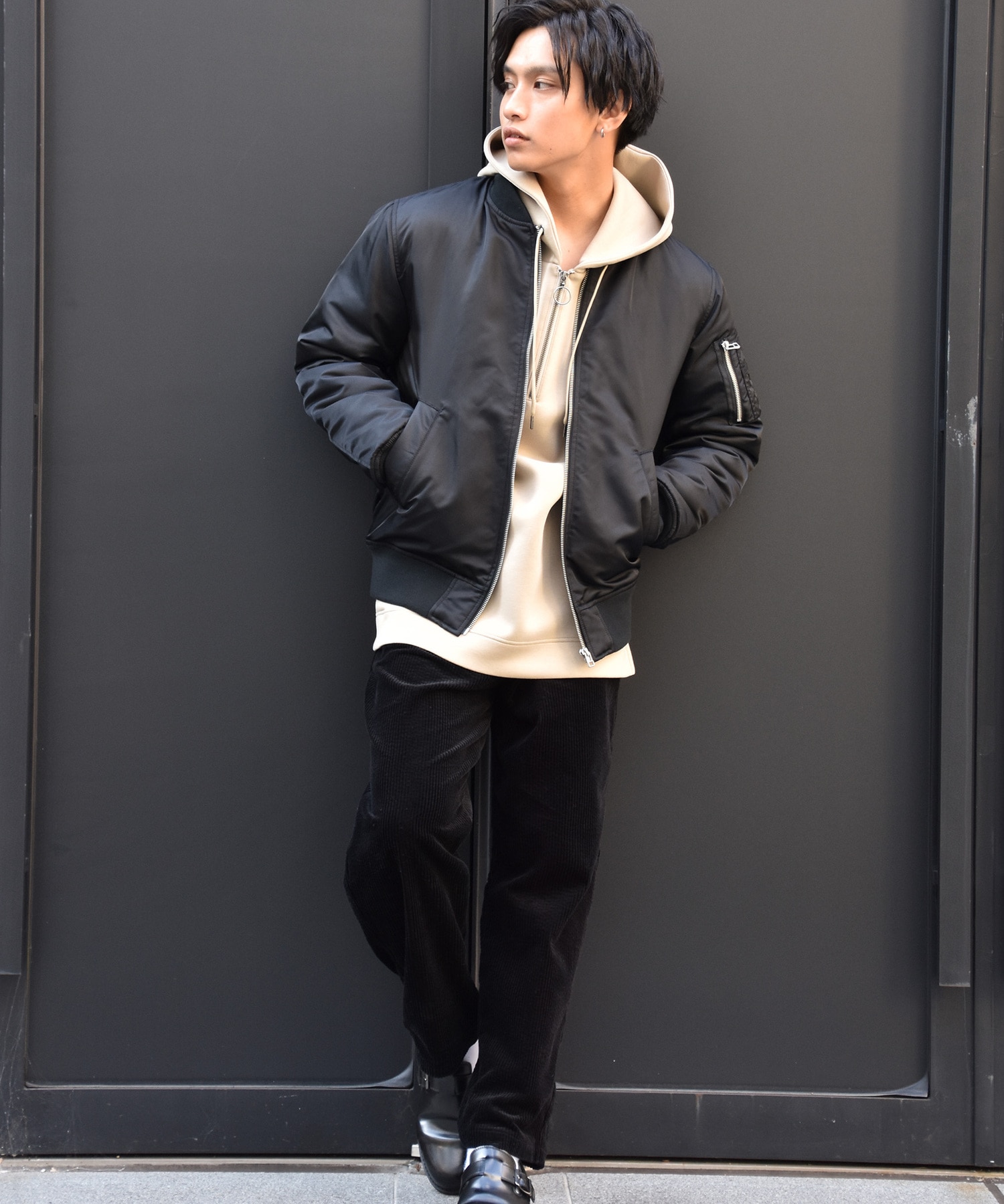 フォースナイロン中綿ma 1 メンズファッション通販 Men S Bigi Online Store メンズビギ オンラインストア