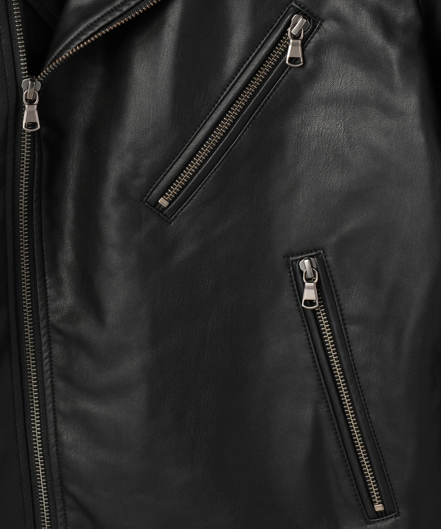 17aw商品 フェイクレザーダブルライダースジャケット メンズファッション通販 Men S Bigi Online Store メンズビギ オンラインストア