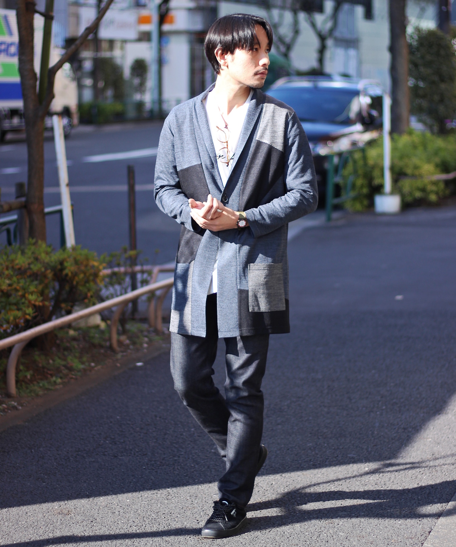 マルチ切り替えロングショールカーディガン メンズファッション通販 Men S Bigi Online Store メンズビギ オンラインストア