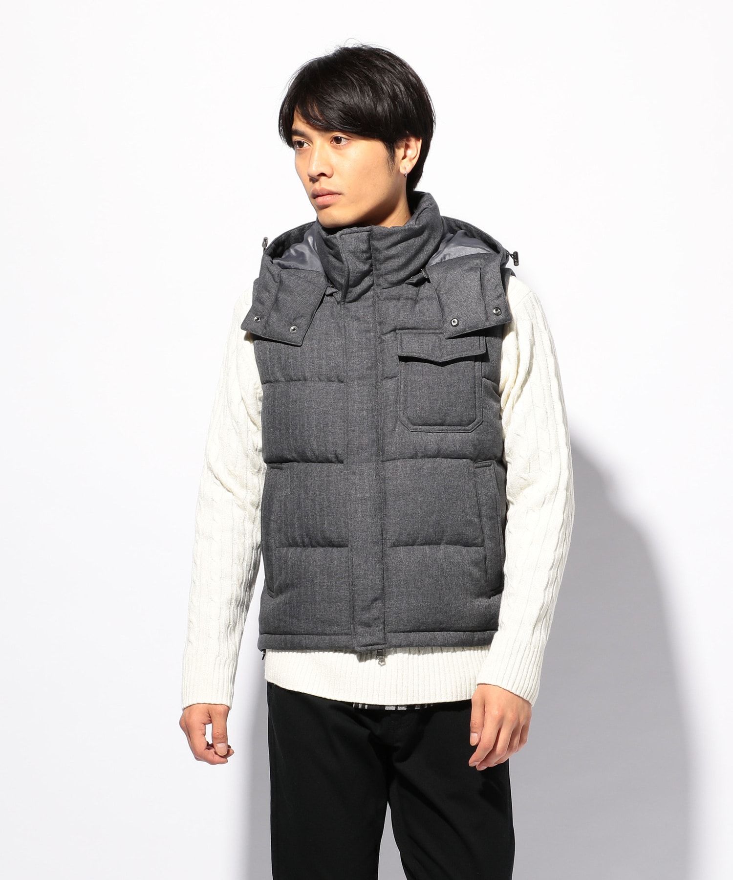 ヘリンボンテクニカルダウンベスト メンズファッション通販 Men S Bigi Online Store メンズビギ オンラインストア ヘリンボンテクニカルダウンベスト メンズファッション通販 Men S Bigi Online Store メンズビギ オンラインストア