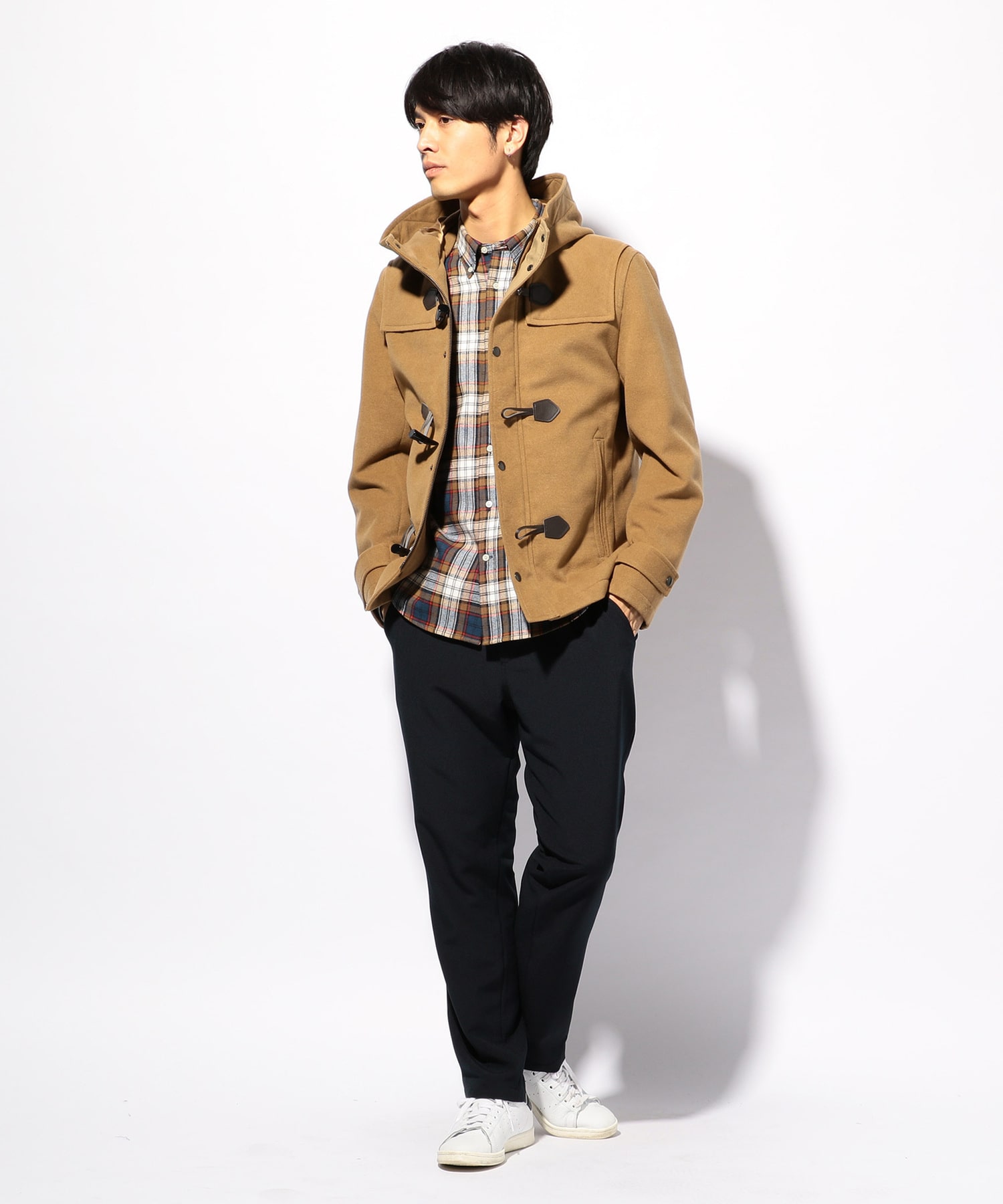 スムースメルトンショートダッフルコート メンズファッション通販 Men S Bigi Online Store メンズビギ オンラインストア