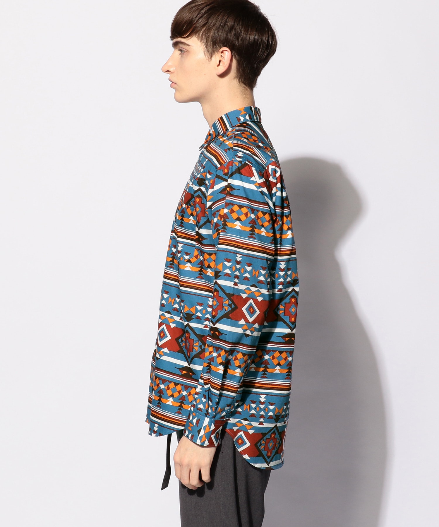 ネイティブ柄ブロードシャツ メンズファッション通販 Men S Bigi Online Store メンズビギ オンラインストア