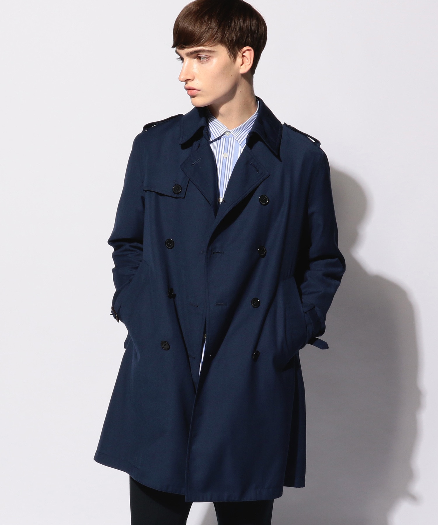 撥水加工トレンチコート T Rツイル総裏 メンズファッション通販 Men S Bigi Online Store メンズビギ オンラインストア