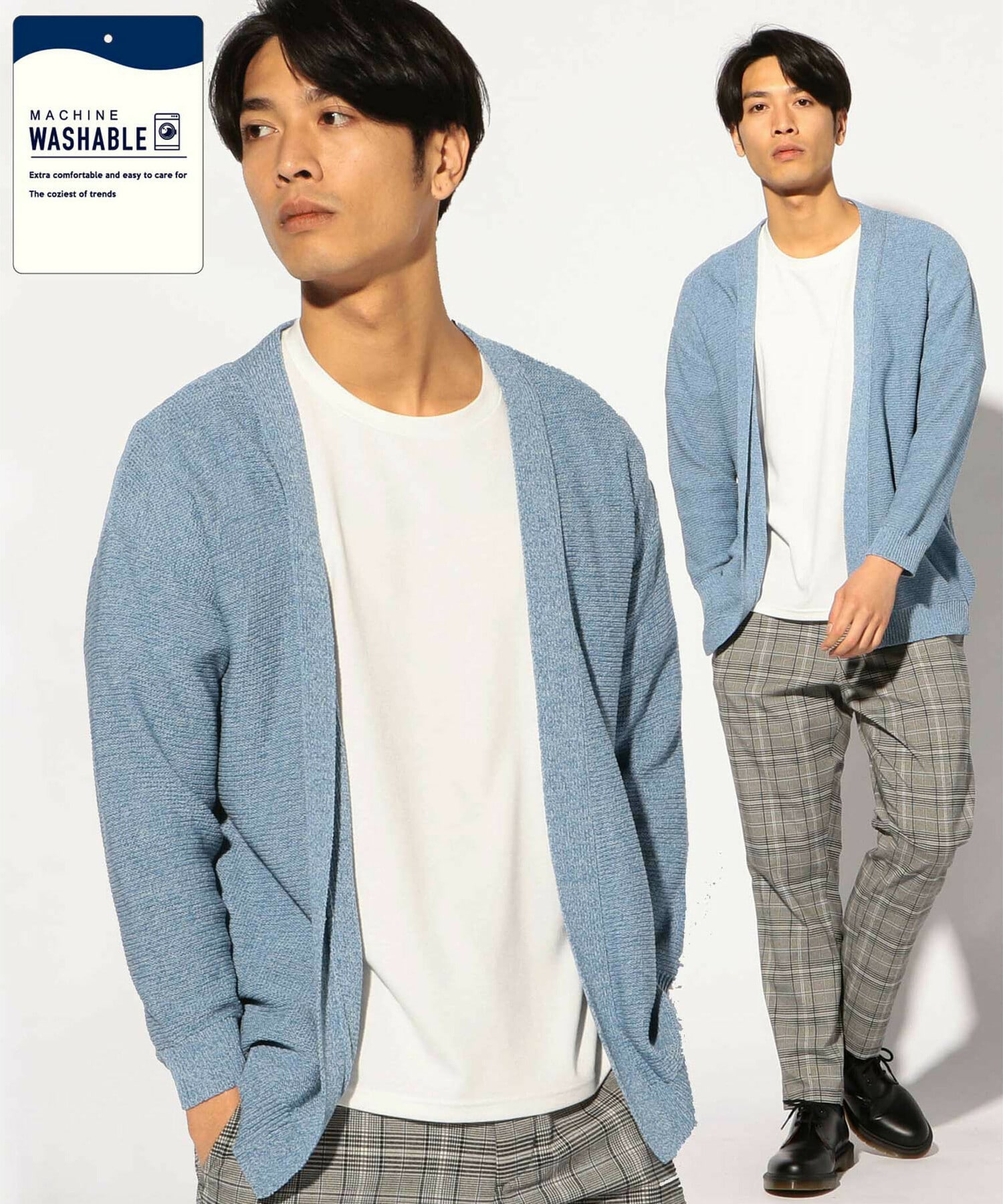 ボタンレスニットカーディガン メンズファッション通販 Men S Bigi Online Store メンズビギ オンラインストア