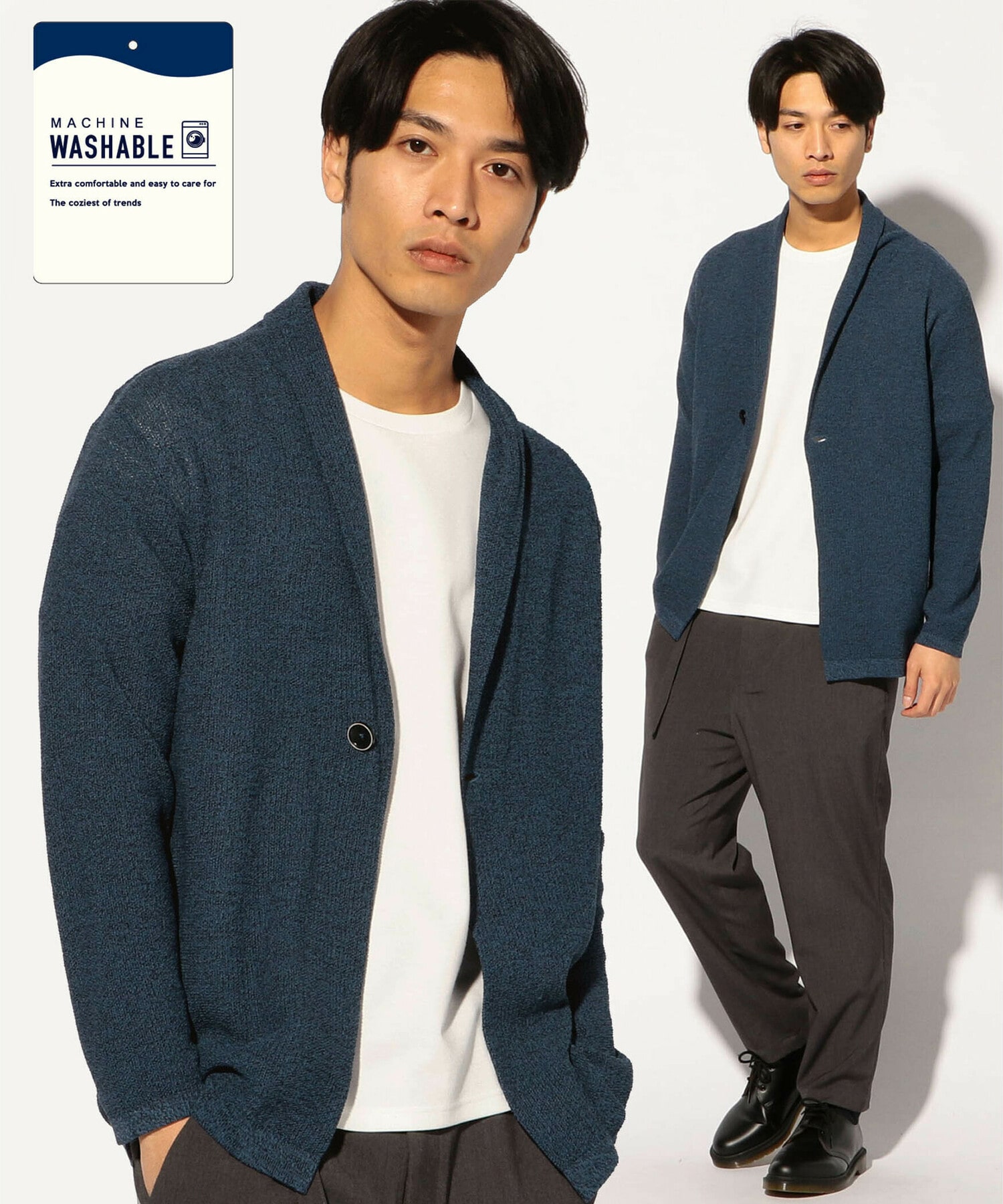 ニットショールカラーカーディガン メンズファッション通販 Men S Bigi Online Store メンズビギ オンラインストア