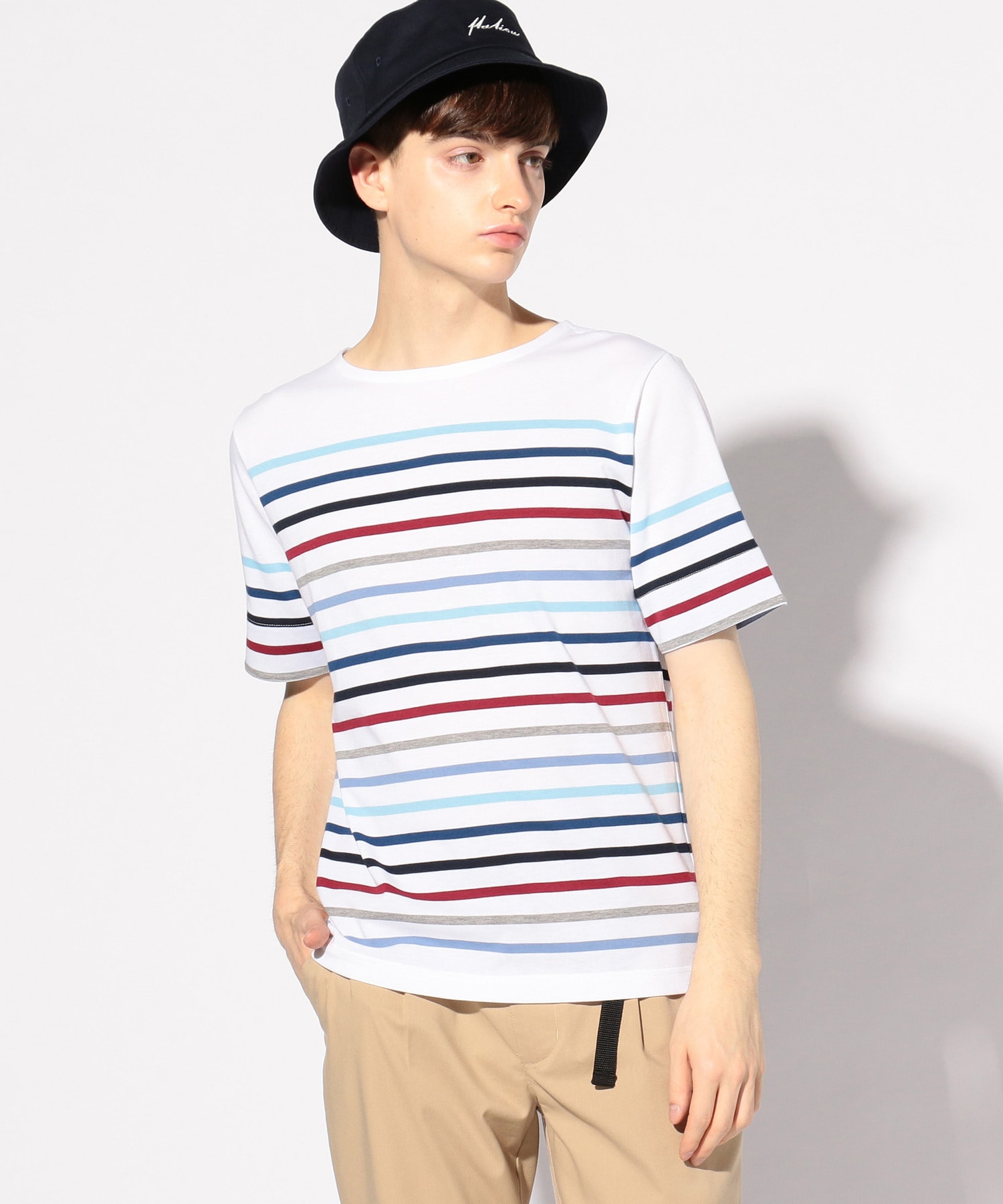 マルチボーダーtシャツ メンズファッション通販 Men S Bigi Online Store メンズビギ オンラインストア