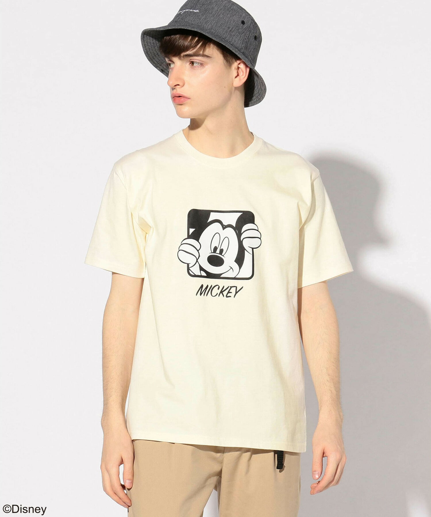 期間限定more10 Off開催中 ミッキープリントデザインtシャツ Disney ディズニー メンズファッション通販 Men S Bigi Online Store メンズビギ オンラインストア
