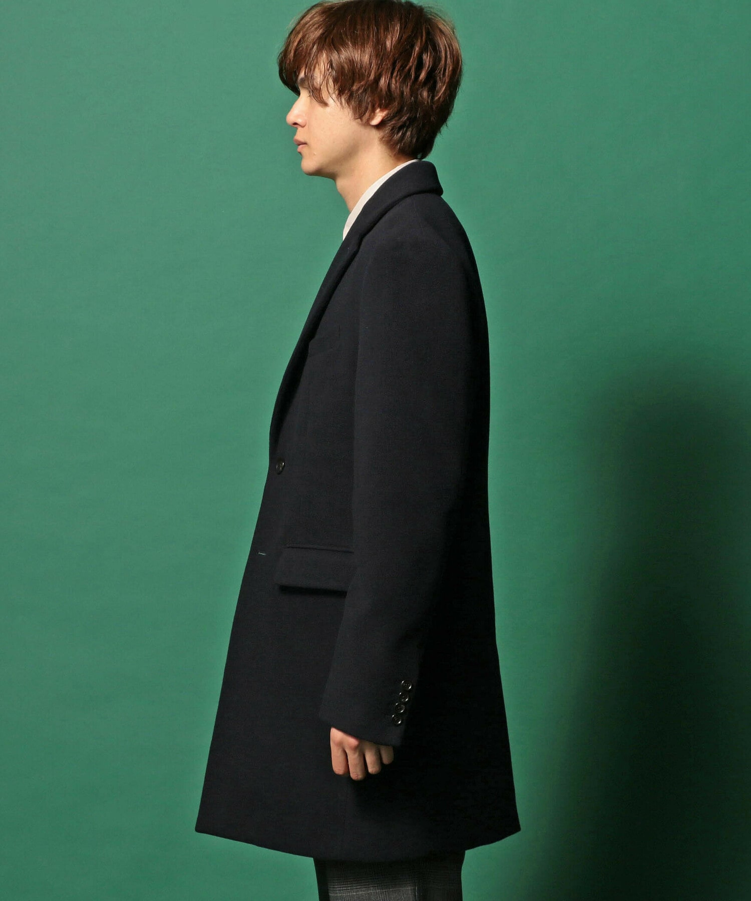 スムースメルトンチェスターコート メンズファッション通販 Men S Bigi Online Store メンズビギ オンラインストア