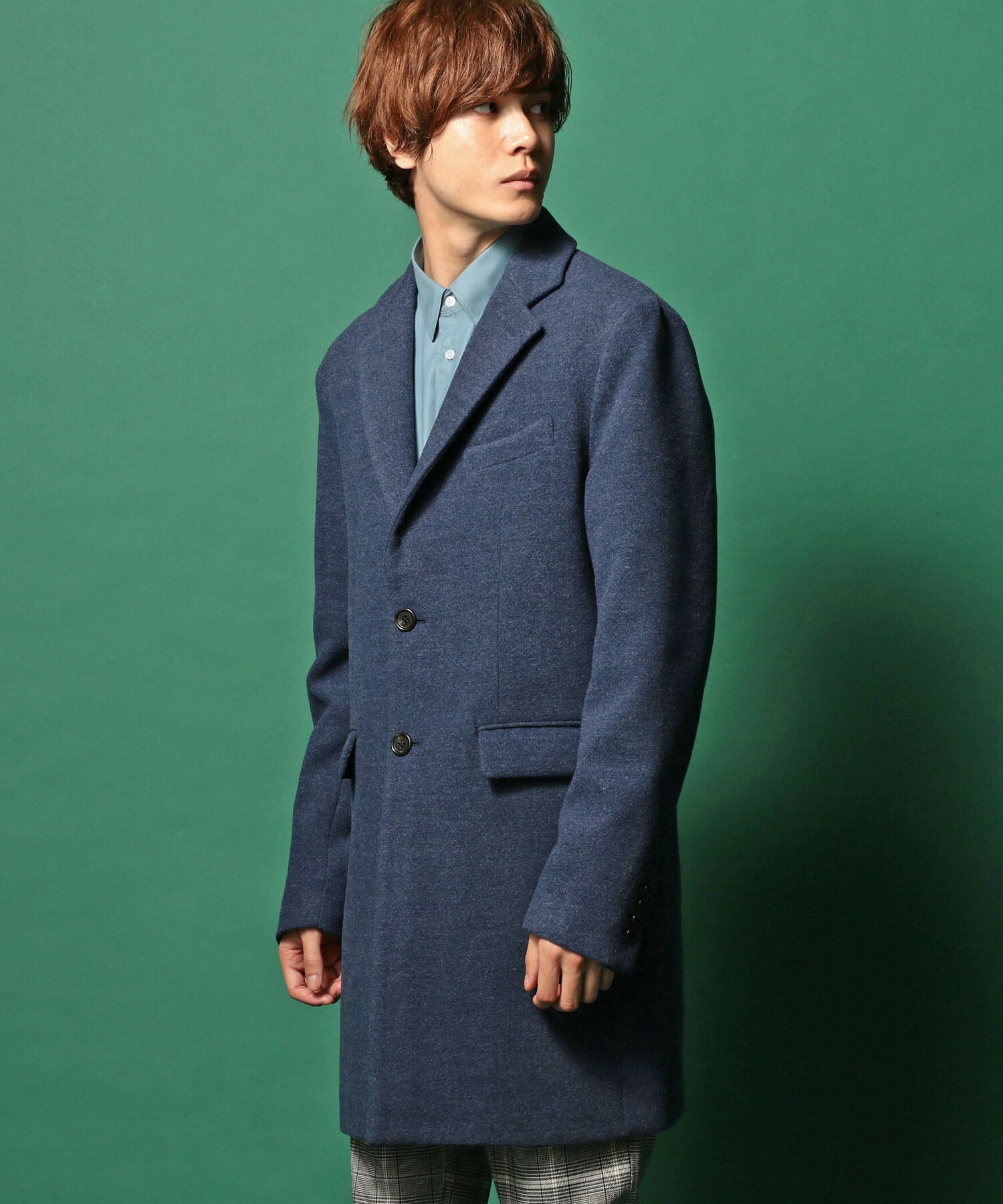 スムースメルトンチェスターコート メンズファッション通販 Men S Bigi Online Store メンズビギ オンラインストア