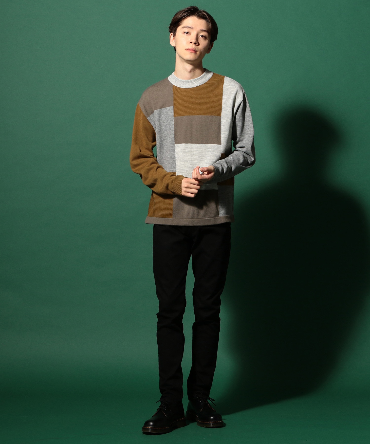 クレイジーパッチワークニット Hand Washable メンズファッション通販 Men S Bigi Online Store メンズビギ オンラインストア