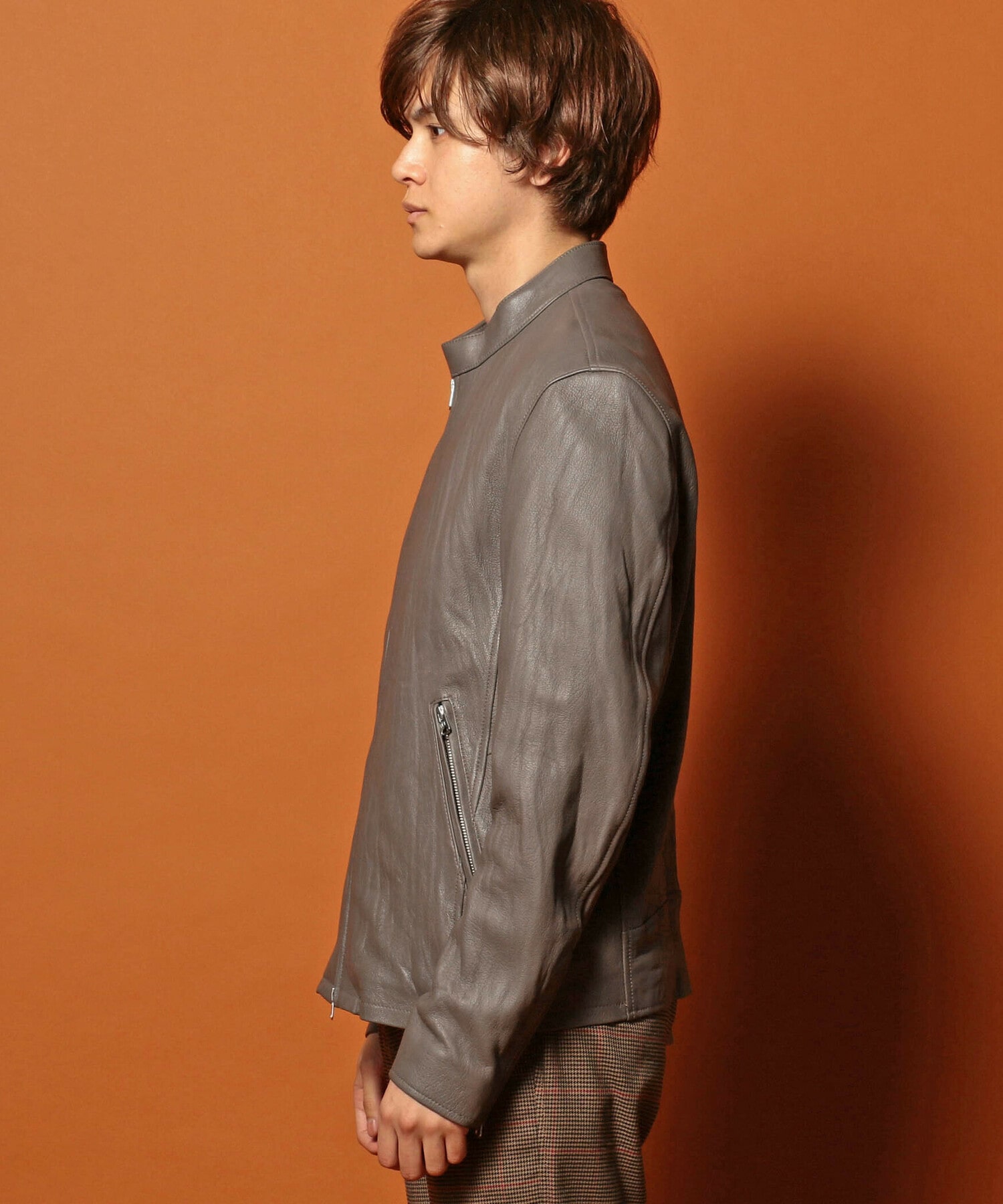 ネイキッドレザーブルゾン メンズファッション通販 Men S Bigi Online Store メンズビギ オンラインストア